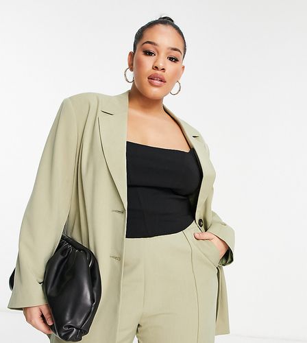 ASOS DESIGN Curve - Blazer da abito color salvia - ASOS Curve - Modalova