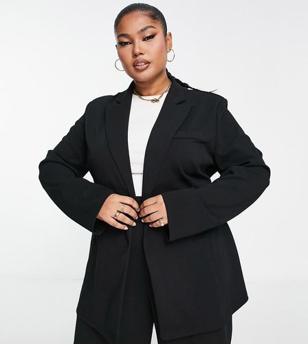 ASOS DESIGN Curve - Blazer da abito in jersey con cintura - ASOS Curve - Modalova