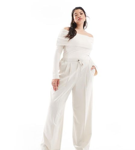 ASOS DESIGN Curve - Pantaloni sartoriali pietra - ASOS Curve - Modalova