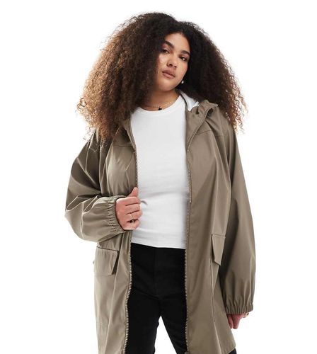 ASOS DESIGN Curve - Trench caoutchouté - Champignon - Asos Curve - Modalova