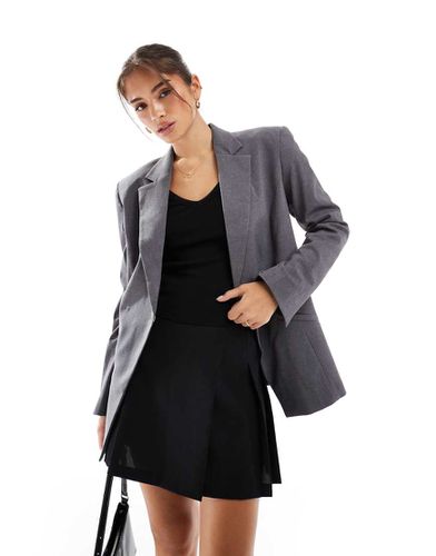 Blazer asimmetrico con drappeggio - ASOS DESIGN - Modalova