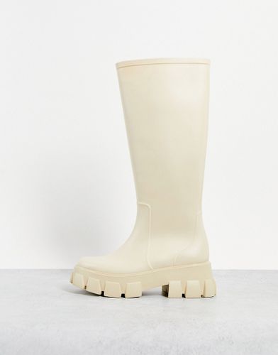 Gracie - Stivali da pioggia al ginocchio sporco con suola spessa - ASOS DESIGN - Modalova