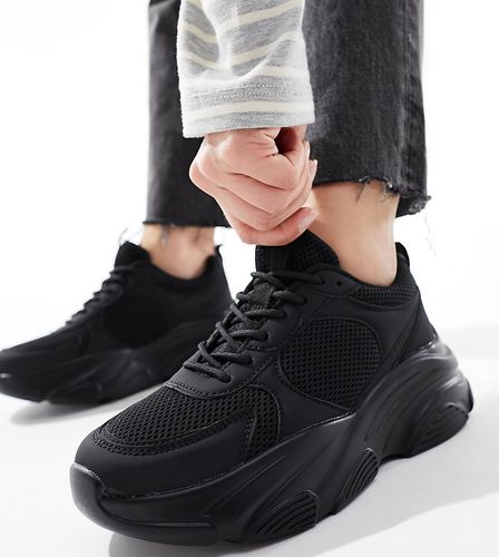 Drop - Sneakers nera a pianta larga - ASOS DESIGN - Modalova