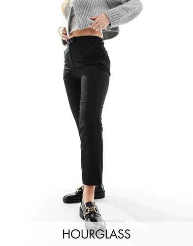 Hourglass - Pantaloni sartoriali alla caviglia neri slim - ASOS DESIGN - Modalova