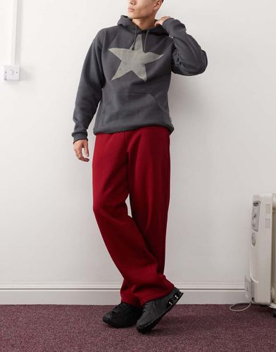 Joggers ampi bordeaux - ASOS DESIGN - Modalova