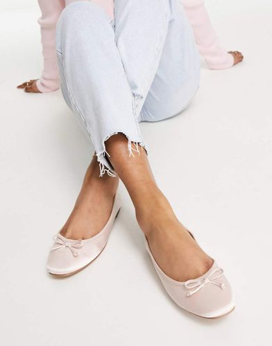 Lullaby - Ballerine in raso con fiocco - ASOS DESIGN - Modalova