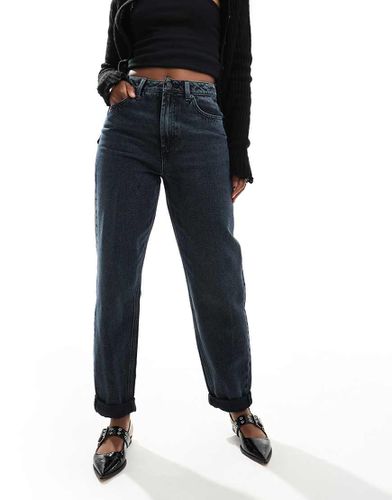 Mom jeans a vita alta blu scuro vestibilità comoda - ASOS DESIGN - Modalova