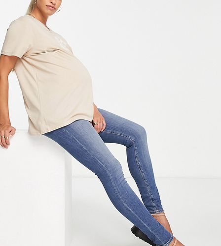 ASOS DESIGN Maternity - Ultimate - Jeans skinny medio autentico con fascia sotto il pancione - ASOS Maternity - Modalova