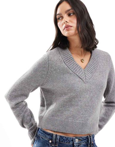 Maglione con scollo a V - ASOS DESIGN - Modalova