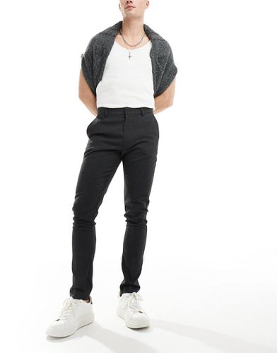 Smart new skinny fit trousers in charcoal - ASOS DESIGN - Modalova