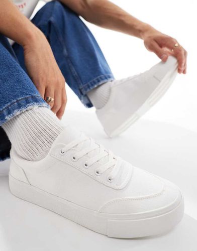 Sneakers di tela bianche - ASOS DESIGN - Modalova