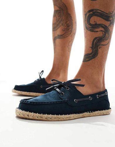 Scarpe da barca stile espadrilles in tela - ASOS DESIGN - Modalova