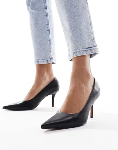 Sienna - Scarpe décolleté con tacco medio nere - ASOS DESIGN - Modalova