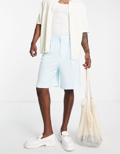 Pantaloncini eleganti a fondo ampio acqua - ASOS DESIGN - Modalova