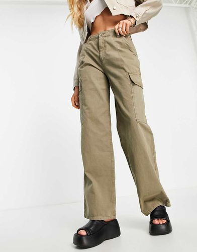 Pantaloni oversize cargo kaki - ASOS DESIGN - Modalova