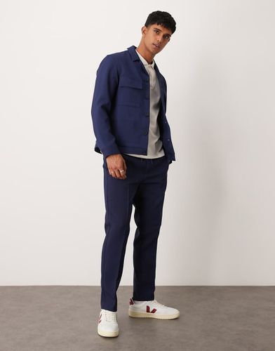 Pantaloni affusolati eleganti a coste in coordinato - ASOS DESIGN - Modalova