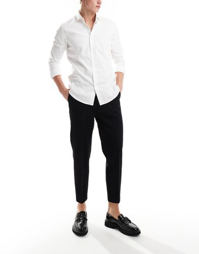 Pantaloni affusolati eleganti neri - ASOS DESIGN - Modalova