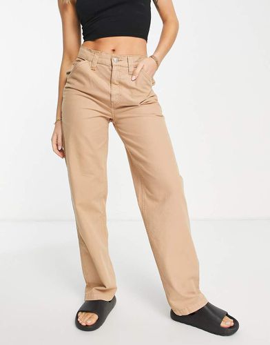 Pantaloni cargo minimal color sabbia in coordinato - ASOS DESIGN - Modalova