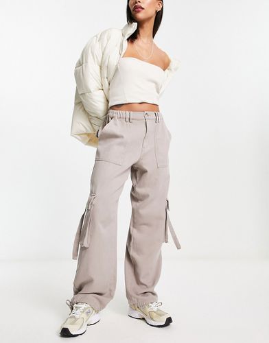 Pantaloni cargo color visone con gamba a palloncino oversize - ASOS DESIGN - Modalova