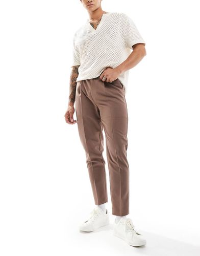 Pantaloni eleganti affusolati chiaro - ASOS DESIGN - Modalova