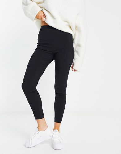 Pantaloni sartoriali a vita alta neri skinny - ASOS DESIGN - Modalova