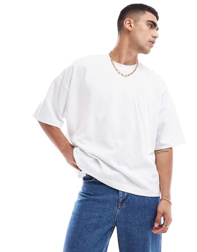 T-shirt basic extra oversize pesante da 240 gsm bianca - ASOS DESIGN - Modalova