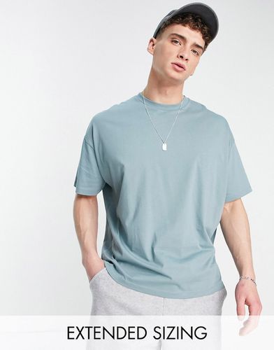 T-shirt oversize slavato con girocollo - ASOS DESIGN - Modalova