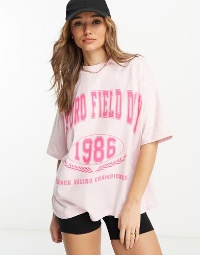 T-shirt oversize con grafica "Oxford Field Day" - ASOS DESIGN - Modalova