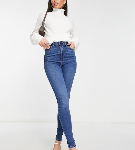 Tall - Jeans skinny push-up scuro - ASOS DESIGN - Modalova