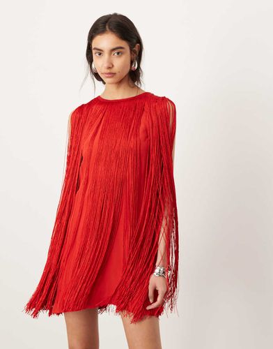 Ultimate - Vestito corto a trapezio con frange - ASOS EDITION - Modalova