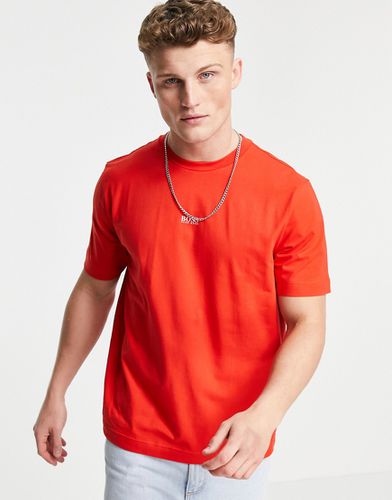 BOSS - Tchup - T-shirt rossa-Rosso - BOSS Orange - Modalova