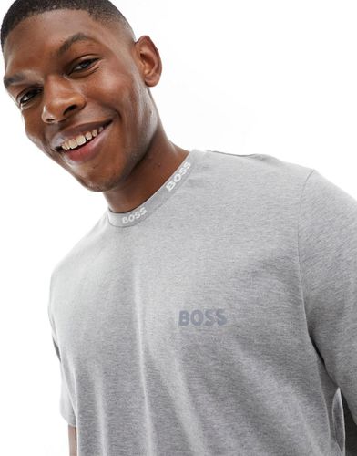 T-shirt grigia vestibilità comoda - BOSS Bodywear - Modalova