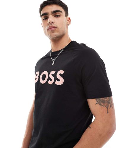 BOSS - Green Teebero - T-shirt nera - BOSS Green - Modalova