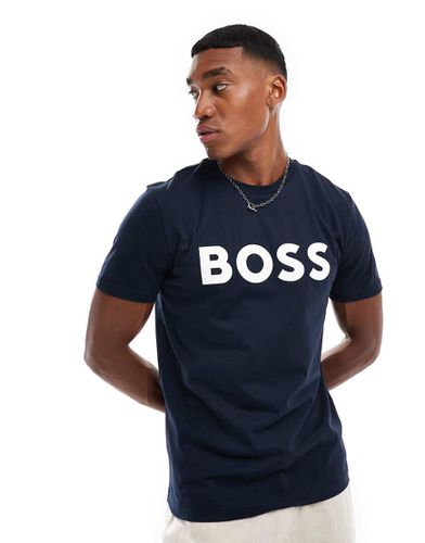 Thinking - T-shirt con stampa del logo - BOSS Orange - Modalova