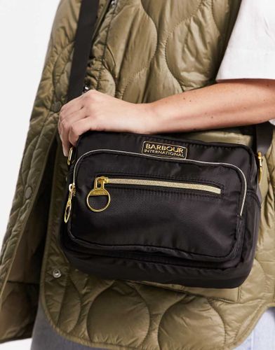 Qualify - Borsa a tracolla nera - Barbour International - Modalova
