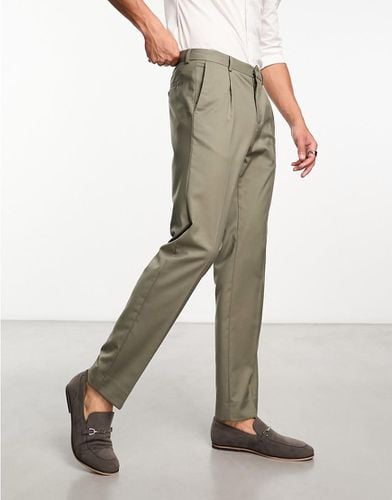 Pantaloni eleganti kaki con pieghe - Ben Sherman - Modalova