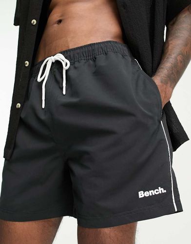 Pantaloncini da bagno neri con logo - Bench - Modalova