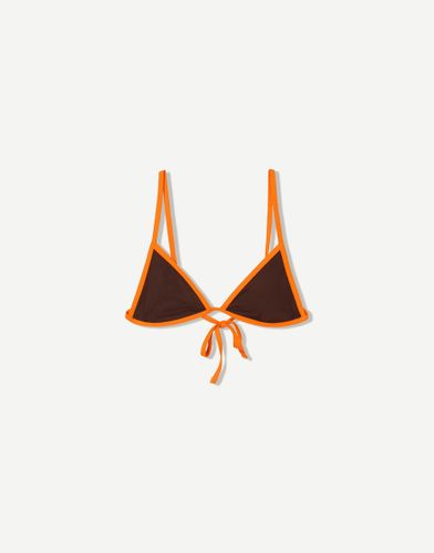 Haut de bikini contrastant - Bershka - Modalova