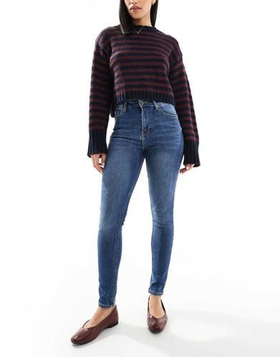 Jeans skinny a vita alta - Bershka - Modalova