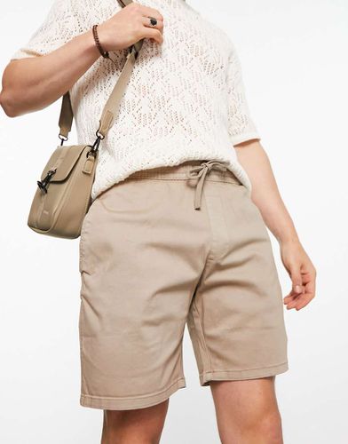 Bershka - Pantaloncini beige-Neutro - Bershka - Modalova