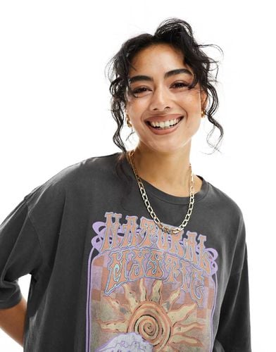 Natural Mystic - T-shirt oversize nera - Billabong - Modalova