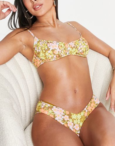 Bring On The Bliss - Top bikini con ferretto e stampa floreale rétro - Billabong - Modalova