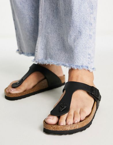 Gizeh - Sandali infradito neri birko-flor - Birkenstock - Modalova