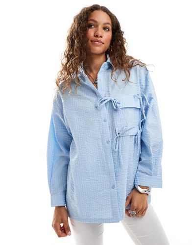 Ghospell - Camicia blu con fiocchi - Ghospell - Modalova