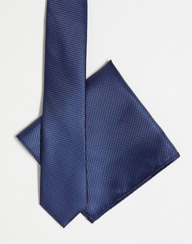 Cravatta e fazzoletto da taschino con stampa - Gianni Feraud - Modalova