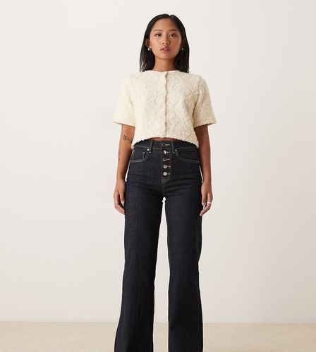 Jean évasé élégant - indigo foncé délavé - Gina Tricot Petite - Modalova