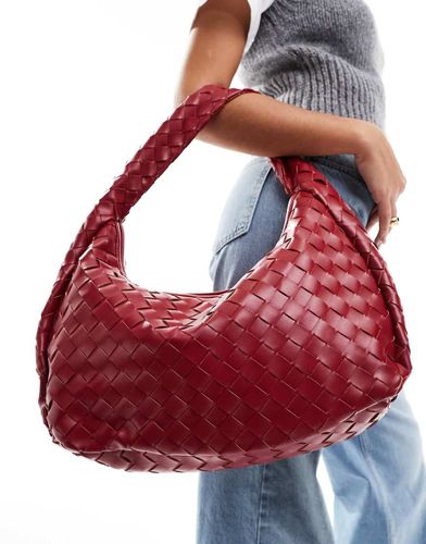 Borsa da spalla bordeaux oversize - Glamorous - Modalova