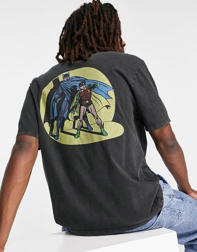 X Batman - Capsule - T-shirt nera con stampa sul retro - GUESS Originals - Modalova