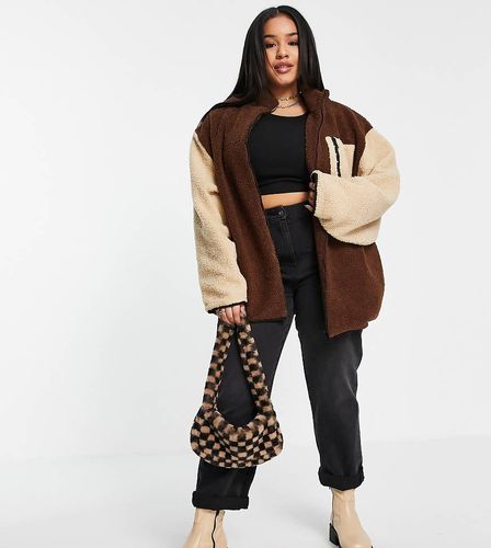 Pile squadrato color block - Daisy Street Plus - Modalova