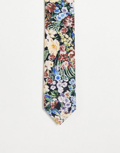 Cravatta con stampa floreale - Devils Advocate - Modalova